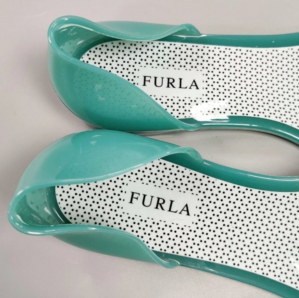 Furla Plastic Jelly Ballet Flats NWOT - Picture 9 of 11